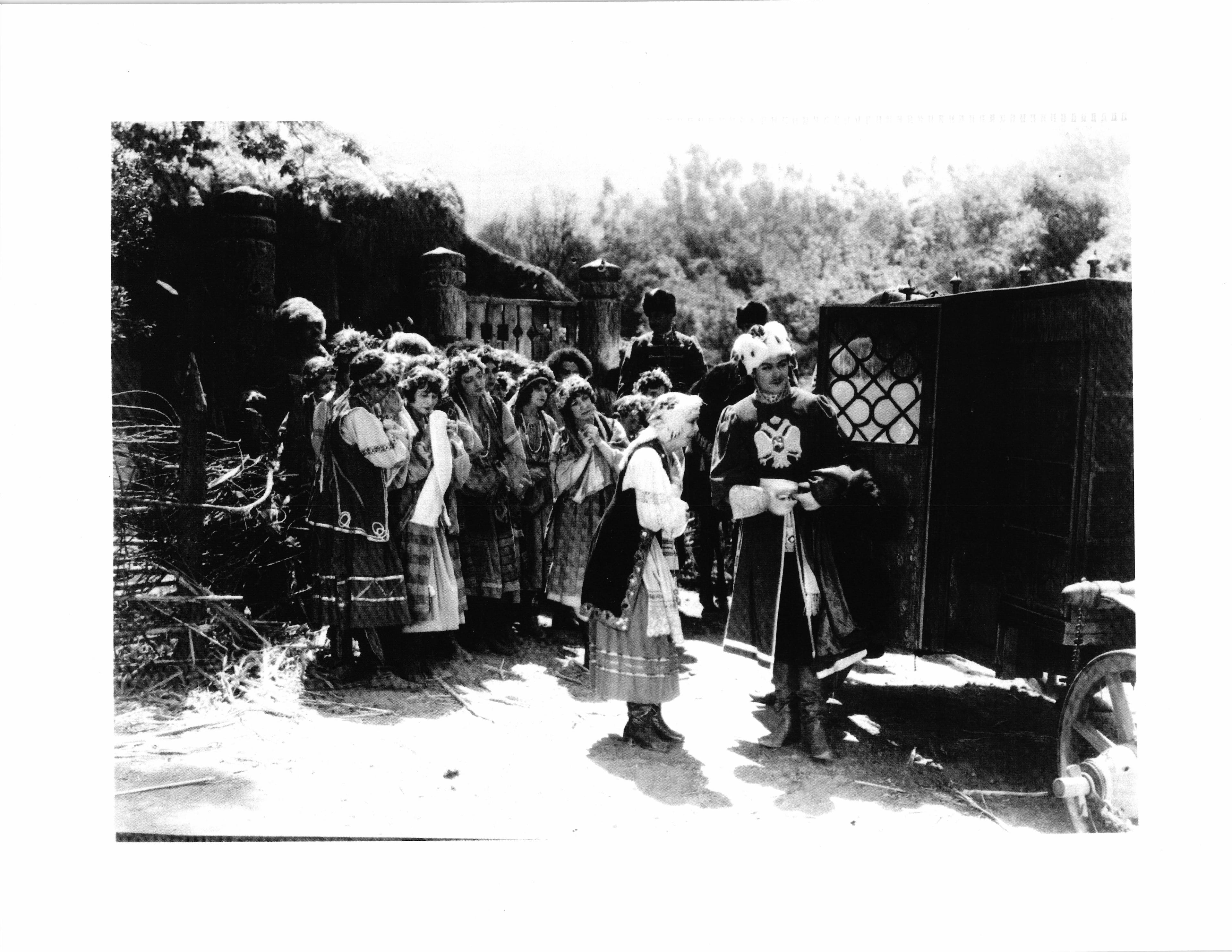 A film scene captured on location at Fryman Ranch.